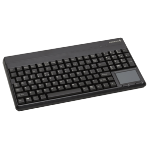 Cherry SPOS 62401 Compact QWERTY Keyb Tchp USB Bl CHG86-62401LAEB-U