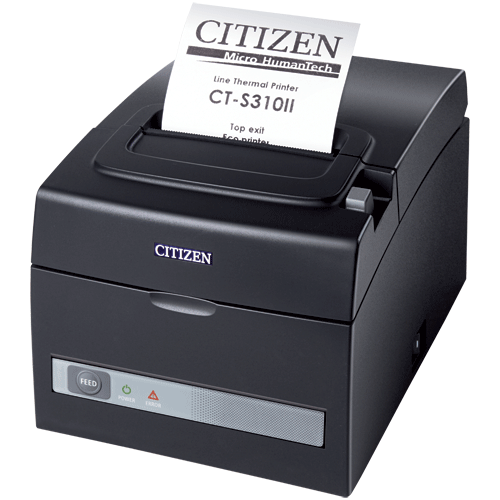 CITIZEN CTS-310II 3" Thermal Printer USB/RS232 I/F Black
