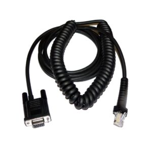 Dlc Rs232 Db9 Cable External Power 12' Coiled Powerscan M1100I M1400I