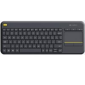 Logitech K400 Plus Wireless Touch Keyboard - Black-0