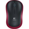 Logitech M185 Wireless Mouse - Red-0