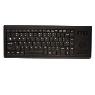 Wipe-Key Slim Keyboard. IP 55 Protection Rating.Black USB. Ideal For Applications Requiring Frequent Disinfection For Elimination Of Germs. Eg Diagnostics Equipment Rack Mount Servers Laboratories-0