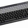 SPOS Qwerty Keyboard With Touchpad And 3 Track Magnetic Strip Reader. IP 54 Spill Resistant. 123 Programmable Keys/60 Relegendable Black USB-0