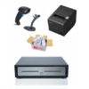 Special Bundle 2-Datalogic Scanner USB, Epson TMT82II Serial, VPOS Cash Drawer & Calibor Paper Roll