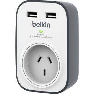 Belkin 1 Outlet With 2 USB Ports (2.4A)