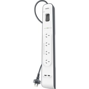 Belkin 4 Outlet With 2M Cord With 2 USB Ports