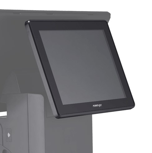 Posiflex 9.7" LCD PCAP Touch Customer Display for RT-Series