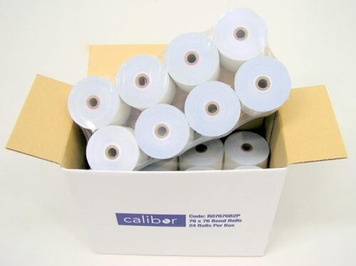 Calibor 2Ply Paper 76X76 24 Rolls / Box