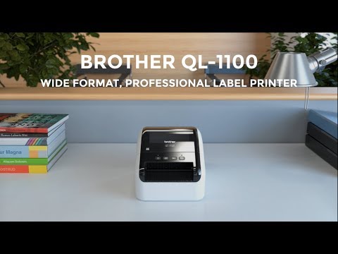 Brother QL-1110NWB Professional Label Printer DT 300DPI 102MM ETH/WIFI-26047
