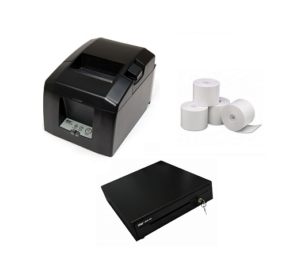 Shopify Bundle For Android/IOS/OSX/Windows Receipt Printer, Cash Drawer & Paper Roll