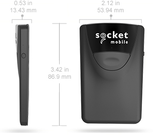 Socket Scan S860 2D Barcode Scanner Bluetooth Black