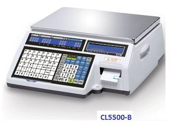 CAS CL-5500 Barcode Label and Receipt Printing Scale-31437