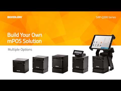Bixolon SRP-Q300 Desktop mPOS Printer USB/Ethernet With Battery Black-26054
