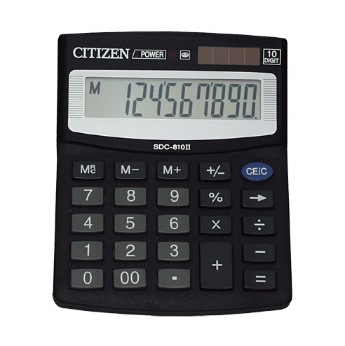 Citizen SDC-810Bii 10 digit Desktop Calculator (Box)-24414