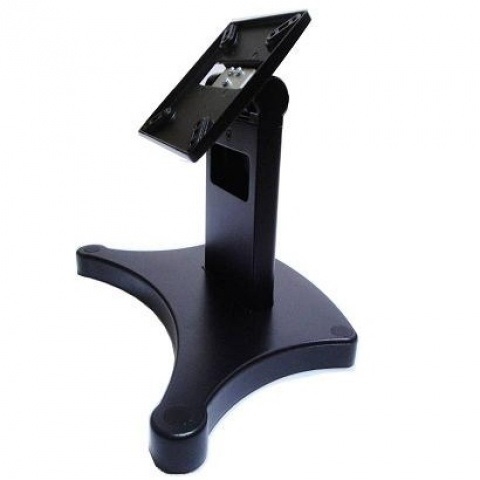Vpos Stand Desk Single Display Vesa Adj Tilt Black