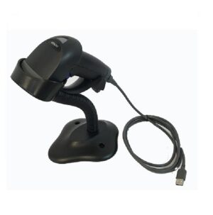 Denso AT21 2D Barcode Scanner Black Including USB Cable & Stand