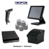 NeoPOS Bundle - SAM4S Titan S360 Touch Terminal, Bixolon SRP-350 Thermal Printer, Scanner, Cash Drawer & Paper Rolls (Hardware + Software)