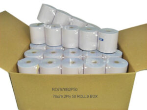 Calibor 2Ply Paper 76X76 50 Rolls / Box