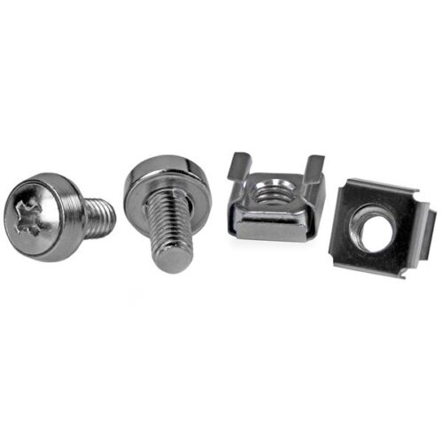 Startech M6 50 Pkg Mounting Screws and Cage Nuts-26514