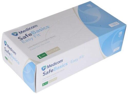 Latex Medical Examination Gloves - Medicom (100 pcs)-27502