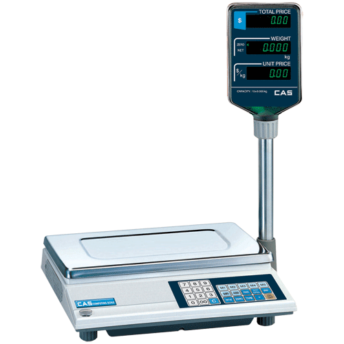 CAS AP1 15Kg Price Computing Scale with Pole display-0