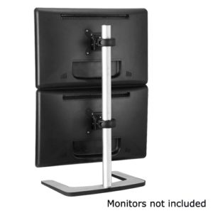 Atdec Freestanding Double Vertical Polished Stand-0