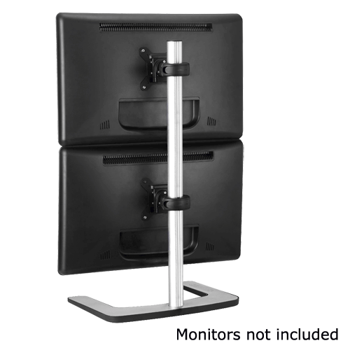Atdec Freestanding Double Vertical Polished Stand-0
