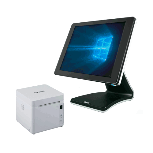 SAM4S TITAN S360W POS PC Bundle with GC102D White-0