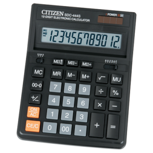 Citizen SDC444 12 Digit Desktop Calculator-0
