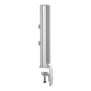 Atdec Systema 400mm Post with Desk Clamp Silver White-0