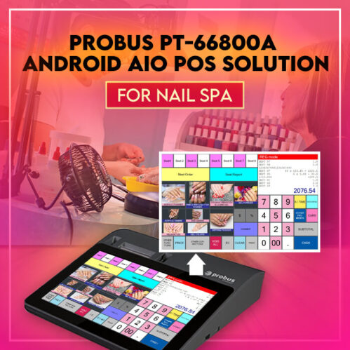 Bundle - Probus PT-66800A Android AIO POS System, Scanner & Drawer (Software Included)-30921