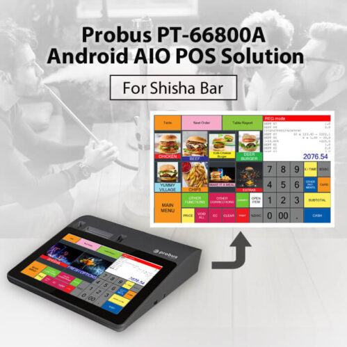 Bundle - Probus PT-66800A Android AIO POS System, Scanner & Drawer (Software Included)-30923