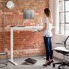 Humanscale Float Table Base Only 1500- 600 White-31238