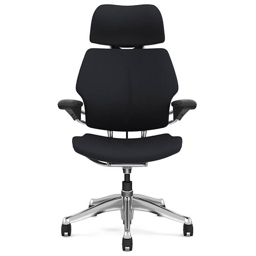 Humanscale Chair Freedom Headrest Arms Oxygen Graphite-31209