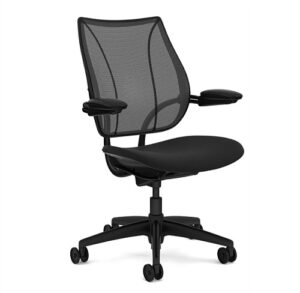 Humanscale Chair Liberty Adjustable Arms Mesh Oxygen Black-0