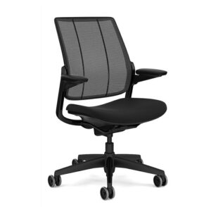 Humanscale Chair Smart Adjustable Arms Mesh Oxygen Black-0
