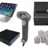 POS Bundle For Hospitality - Epson TM-T82III Printer, Cash Drawer, Barcode Scanner, Paper Rolls & iPad Stand-0