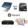 Square POS Hardware Bundle 1- Star Micronics TSP143III Bluetooth Receipt Printer, Apple iPad 10.2" 32Gb Wifi Tablet, Vpos Cash drawer, Paper Rolls and iPad Stand-0