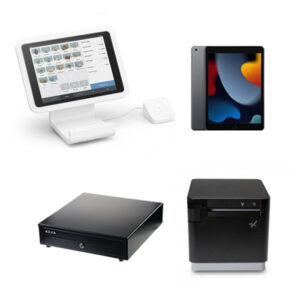 Square POS Hardware Bundle 12 Apple iPad 10.2" 64Gb Tablet, Square iPad Stand, Star mC-Print3 Bluetooth Receipt Printer, Cash Drawer & Paper Rolls-0