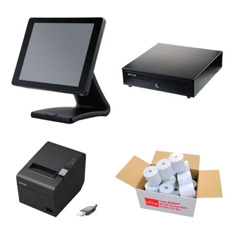 Complete POS Solution for Takeaways - SAM4S Titan POS Terminal, Receipt ...