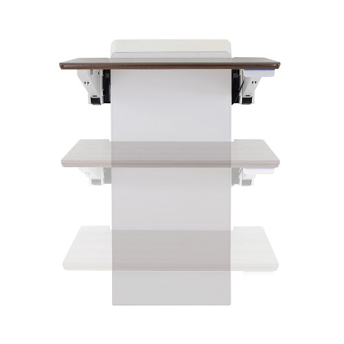 Ergotron Workfit Elevate Wall Desk Snow/Maple-0