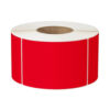 Calibor Plain Permanent Adhesive Thermal Lable 1 Across 3000/Roll 76mm Core Red-0