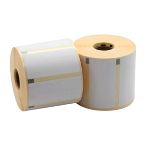 Calibor Permanent Adhesive Thermal Label 1 Across 1000/Roll 25mm Core White-0