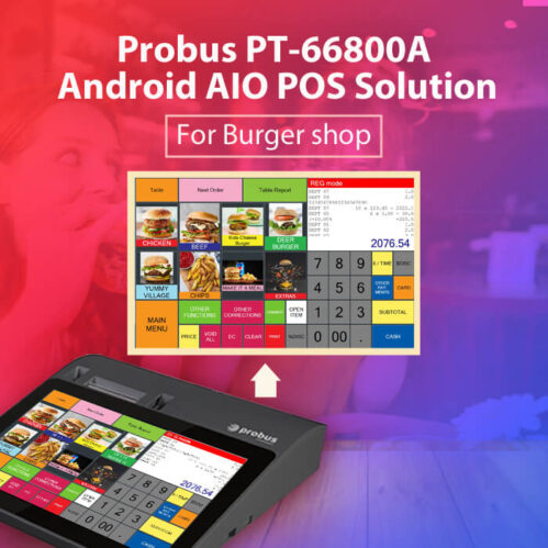 Clearance - Probus PT-6800A 10.1" True All In One POS System Android -33450