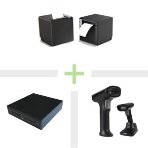 Element Bundle - RW60 ETH/USB Printer  + P130-BT Scanner  + EC410 Cash Drawer