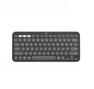 Logitech Pebble Keys 2 K380S Wireless Bluetooth Keyboard Tonal Graphite